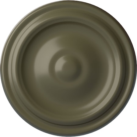 Ekena Millwork Maria Ceiling Medallion (Fits Canopies up to 1 3/4"), Hnd-Painted Painted Turtle, 9 5/8"OD x 1 1/8"P CM09MAPTF